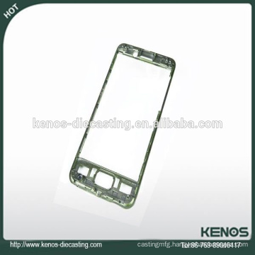 Phone housing made by hot chamber aluminum die casting machine in Shen Zhen